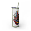 Skinny Tumbler with Straw – 20 oz Stainless Steel Cup