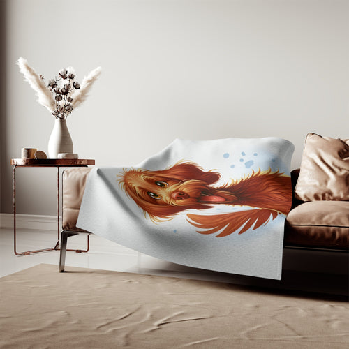 Sweatshirt Blanket – Plush Fleece Throw, 2 Size Options