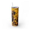 Skinny Tumbler with Straw – 20 oz Stainless Steel Cup