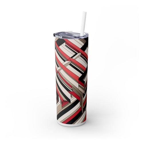 Skinny Tumbler with Straw – 20 oz Stainless Steel Cup