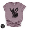 Black Cat Spell Hocus Pocus Tee | Witchy Halloween Cat Graphic T-Shirt