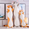 Plush Long Cat Body Pillow