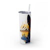 Skinny Tumbler with Straw – 20 oz Stainless Steel Cup