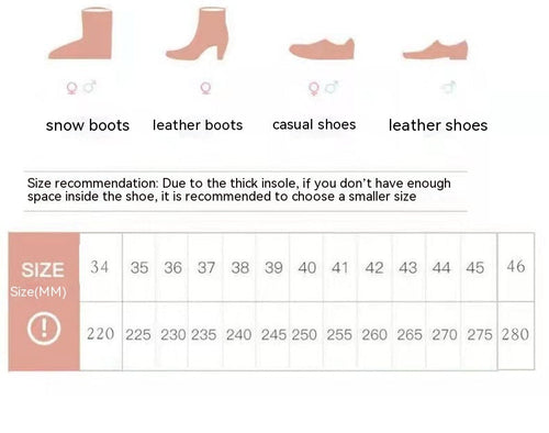 Thick Rabbit Fur Winter Warm Insole