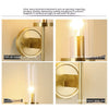 Copper Wall Lamp Bedroom Bedside Lamp Simple Copper Lamp