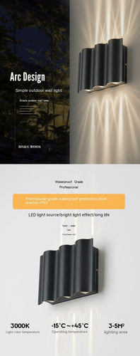 Modern Led Outdoor Up And Down Spotlight Waterproof