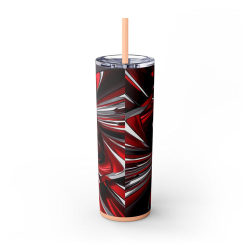 Skinny Tumbler with Straw – 20 oz Stainless Steel Cup