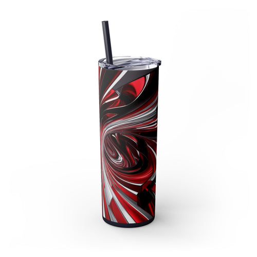 Skinny Tumbler with Straw – 20 oz Stainless Steel Cup