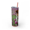 Skinny Tumbler with Straw – 20 oz Stainless Steel Cup