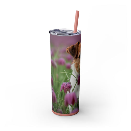 Skinny Tumbler with Straw – 20 oz Stainless Steel Cup