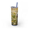 Skinny Tumbler with Straw – 20 oz Stainless Steel Cup