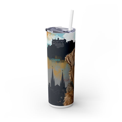 Skinny Tumbler with Straw – 20 oz Stainless Steel Cup
