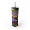 Skinny Tumbler with Straw – 20 oz Stainless Steel Cup