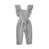 Bubble cotton pleated flying sleeve suspenders