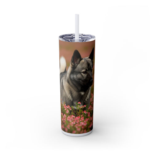 Skinny Tumbler with Straw – 20 oz Stainless Steel Cup