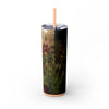 Skinny Tumbler with Straw – 20 oz Stainless Steel Cup
