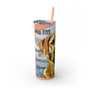 Skinny Tumbler with Straw – 20 oz Stainless Steel Cup