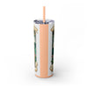 Skinny Tumbler with Straw – 20 oz Stainless Steel Cup