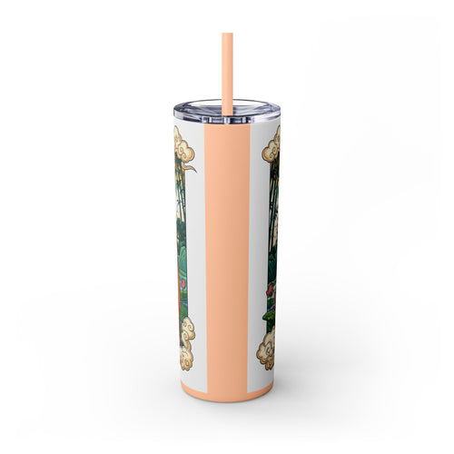 Skinny Tumbler with Straw – 20 oz Stainless Steel Cup
