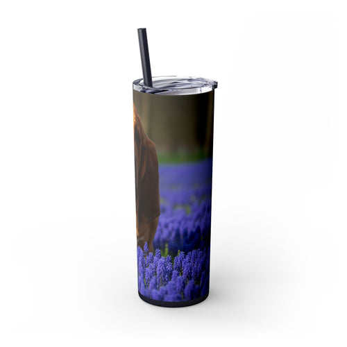 Skinny Tumbler with Straw – 20 oz Stainless Steel Cup