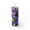 Skinny Tumbler with Straw – 20 oz Stainless Steel Cup