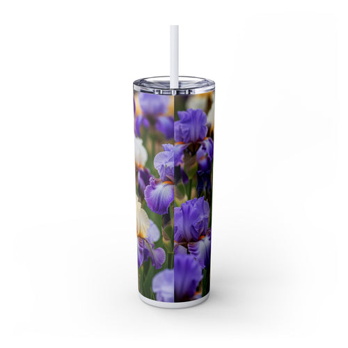 Skinny Tumbler with Straw – 20 oz Stainless Steel Cup