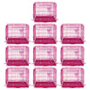 24-42 Collapsible Pink Dog Crate RED24-42