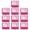 24-42 Collapsible Pink Dog Crate RED24-42