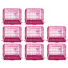 24-42 Collapsible Pink Dog Crate RED24-42