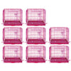 24-42 Collapsible Pink Dog Crate RED24-42
