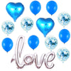 Large One-piece Love Confession Aluminum Film Balloon Valentine's Day
