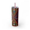 Skinny Tumbler with Straw – 20 oz Stainless Steel Cup