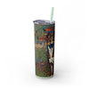 Skinny Tumbler with Straw – 20 oz Stainless Steel Cup