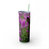 Skinny Tumbler with Straw – 20 oz Stainless Steel Cup