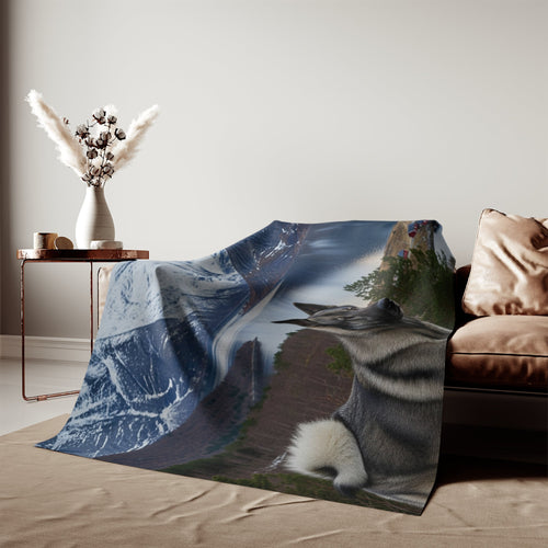 Norwegian Elkhound Blanket
