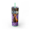 Skinny Tumbler with Straw – 20 oz Stainless Steel Cup