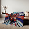 Sweatshirt Blanket – Plush Fleece Throw, 2 Size Options
