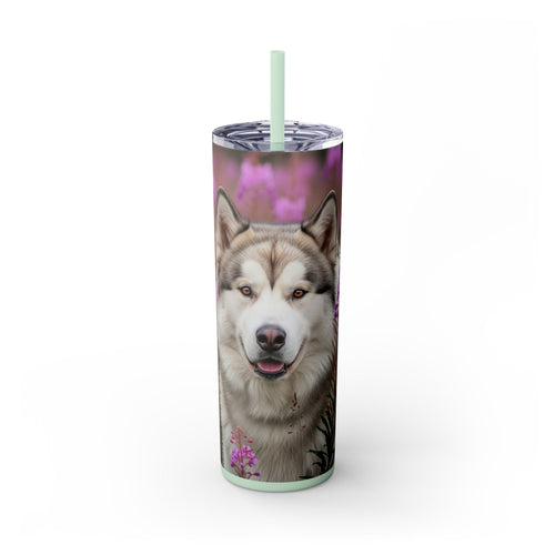 Skinny Tumbler with Straw – 20 oz Stainless Steel Cup