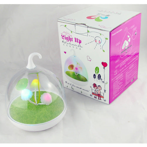 Smart touch table lamp cartoon charming colorful mushroom lamp bedroom warm atmosphere lamp