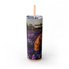 Skinny Tumbler with Straw – 20 oz Stainless Steel Cup
