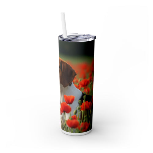 Skinny Tumbler with Straw – 20 oz Stainless Steel Cup
