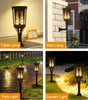 Anti-True Flame Solar Torch Light 96Led