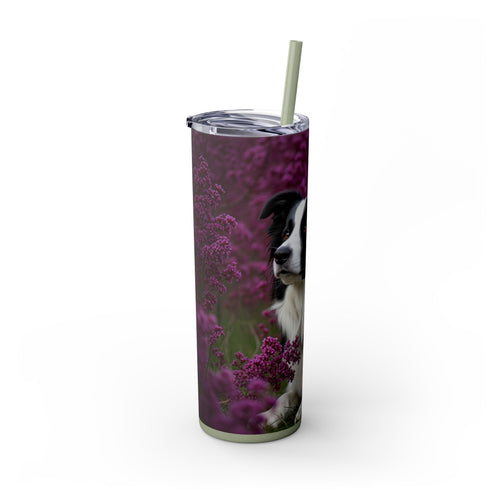 Skinny Tumbler with Straw – 20 oz Stainless Steel Cup