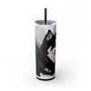 Skinny Tumbler with Straw – 20 oz Stainless Steel Cup