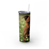 Skinny Tumbler with Straw – 20 oz Stainless Steel Cup