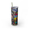 Skinny Tumbler with Straw – 20 oz Stainless Steel Cup