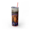 Skinny Tumbler with Straw – 20 oz Stainless Steel Cup