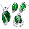 BEAUTIFUL EMERALD GREEN JEWLERY GIFT SET