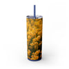 Skinny Tumbler with Straw – 20 oz Stainless Steel Cup