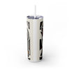 Skinny Tumbler with Straw – 20 oz Stainless Steel Cup